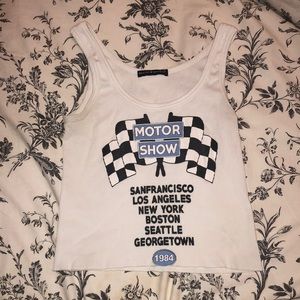 Brandy Melville motor show tank top